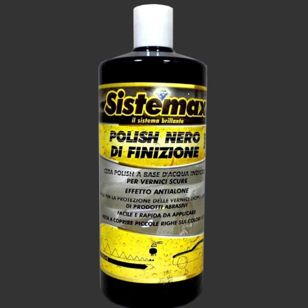 Polish nero a base acqua leggermente abrasivo. - Lucidatura Professionale