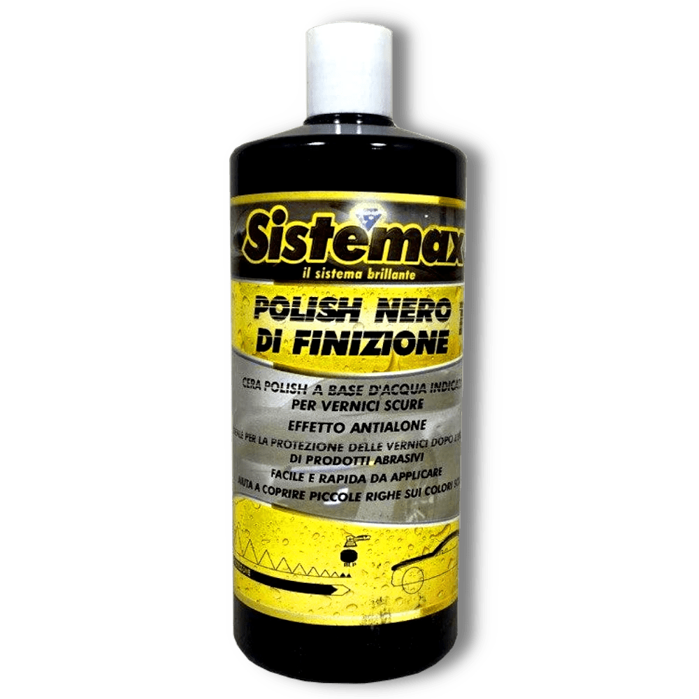 Polish nero a base acqua leggermente abrasivo. - Lucidatura Professionale