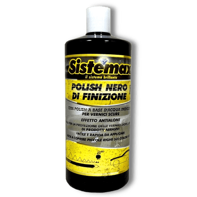 Polish nero a base acqua leggermente abrasivo. - Lucidatura Professionale