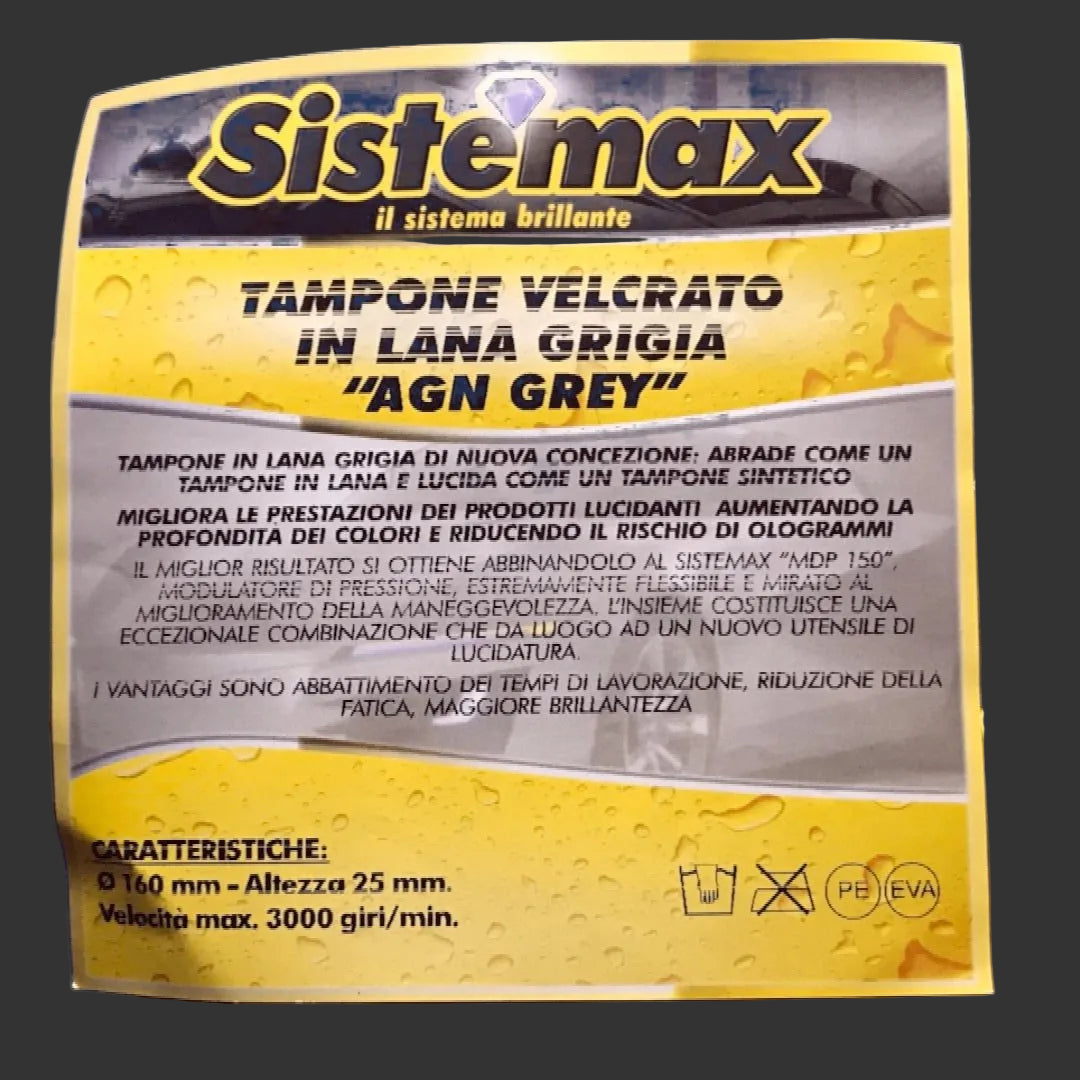 Tampone in Lana misto sintetico. - la confezione,Lucidatura Professionale